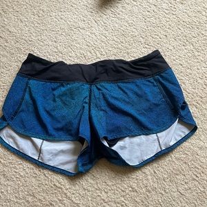 Lululemon speed shorts